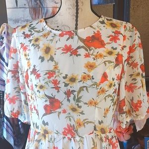 Cute floral maxi dress